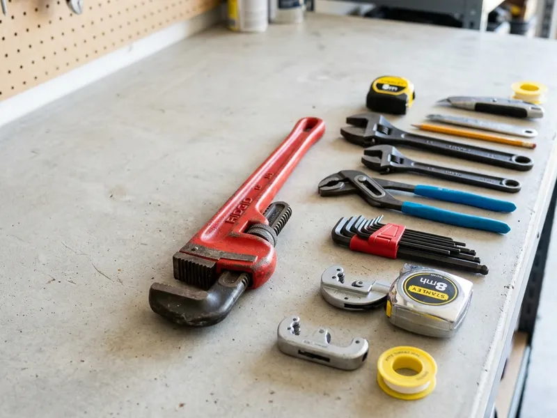 Professional plumbers in Tullahoma, TN equipped with top-tier tools for residential and commercial plumbing services.